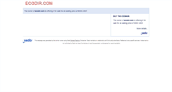 Desktop Screenshot of ecodir.com